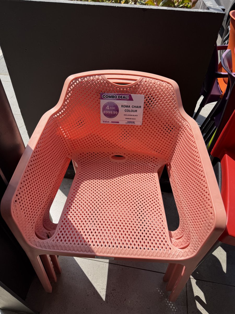 Roma Plastic Armchair (Colour)