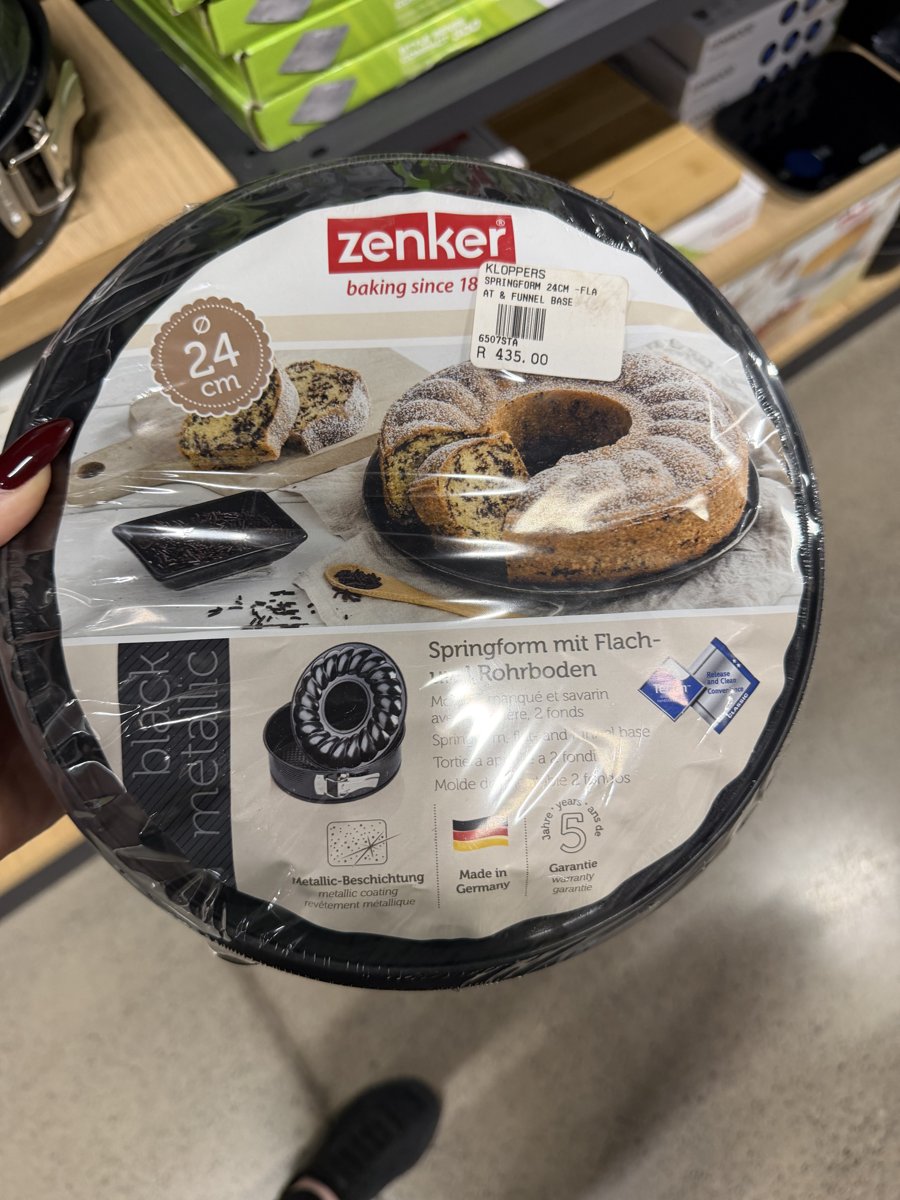 Zenker Springform Pan 24cm with Flat & Funnel Base