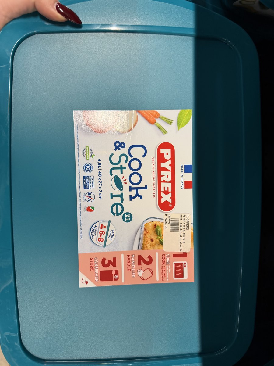 Pyrex Cook & Store Rectangular Roaster 4.6L