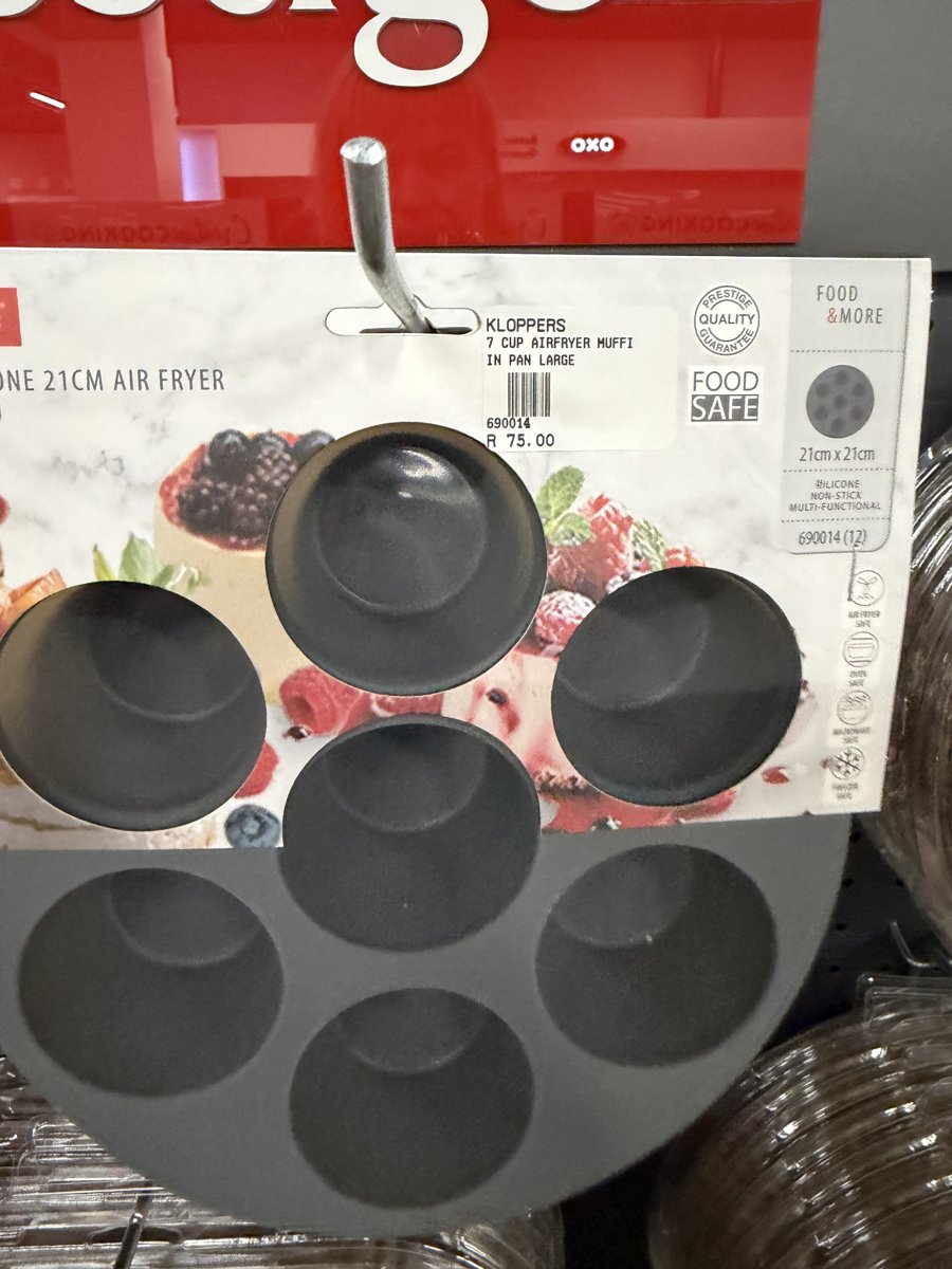 Silicone 7-Cup Airfryer Muffin Pan 21cm