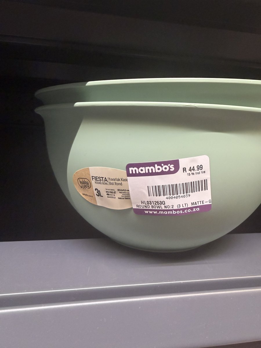 Hobby Life Fiesta Round Bowl 3L (Green)