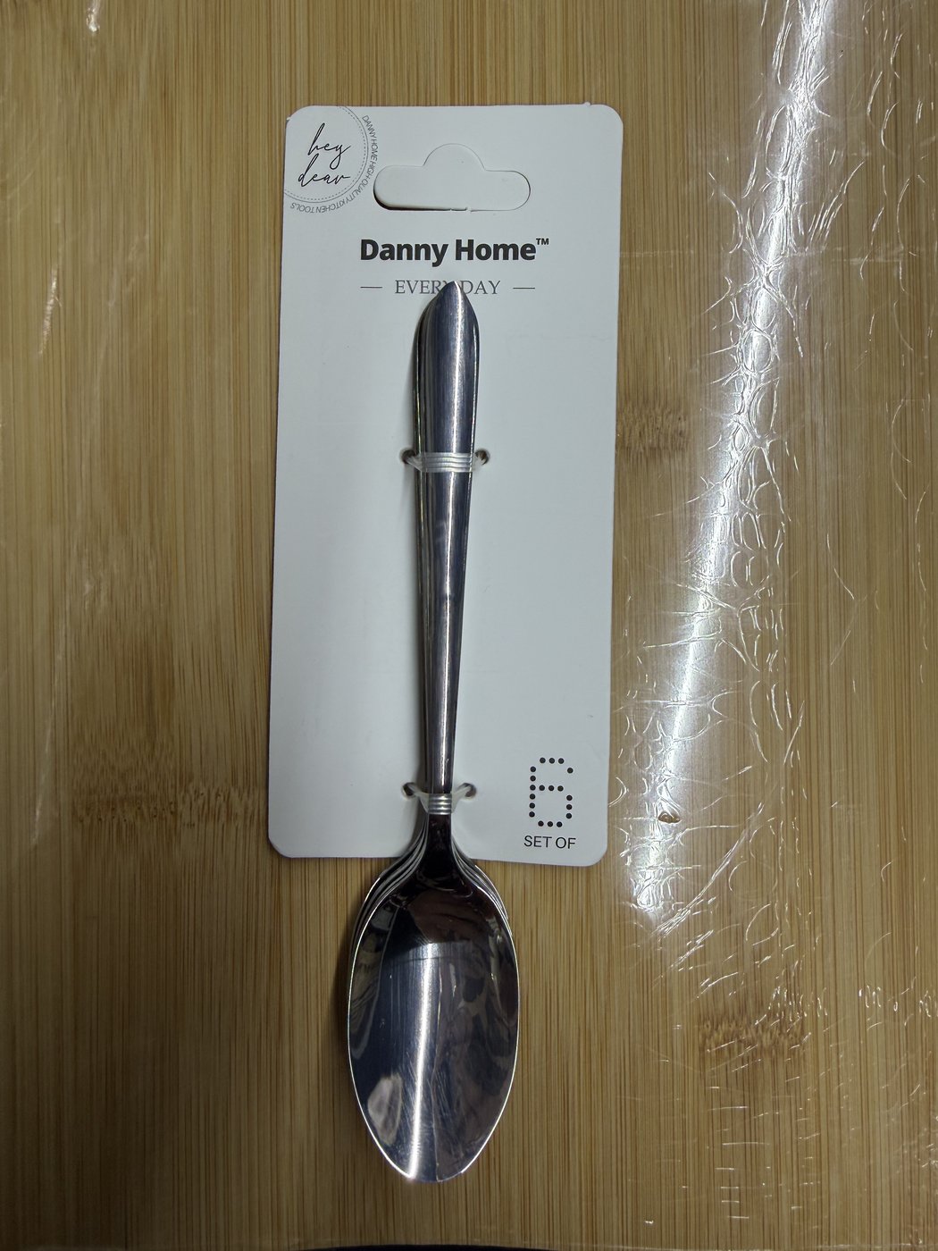 Danny Home 6pcs Dessert Spoons – Style DZ102-4