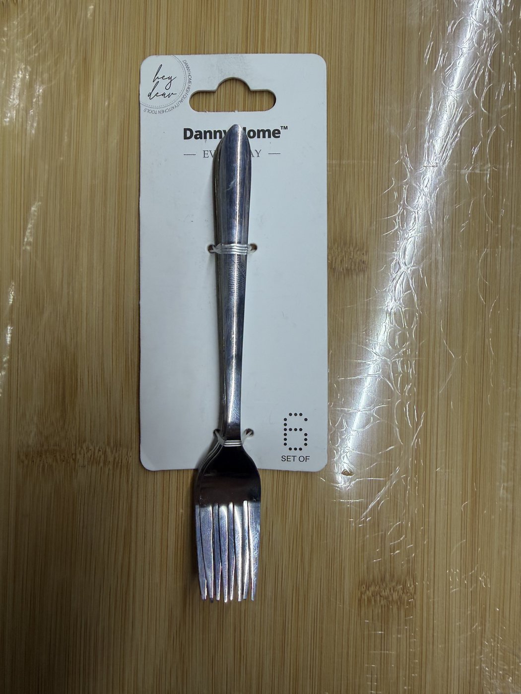 Danny Home 6pcs Dessert Forks – Style DZ102-5